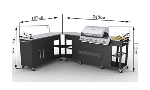 barbecue gaz exterieur