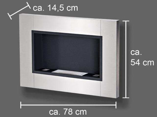 cheminee ethanol 80 cm