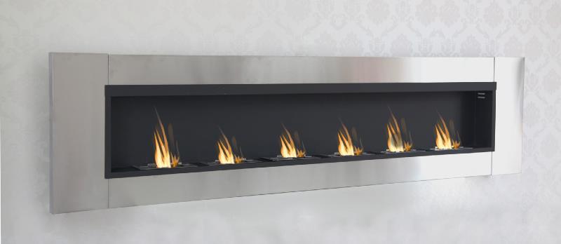 cheminee ethanol inox
