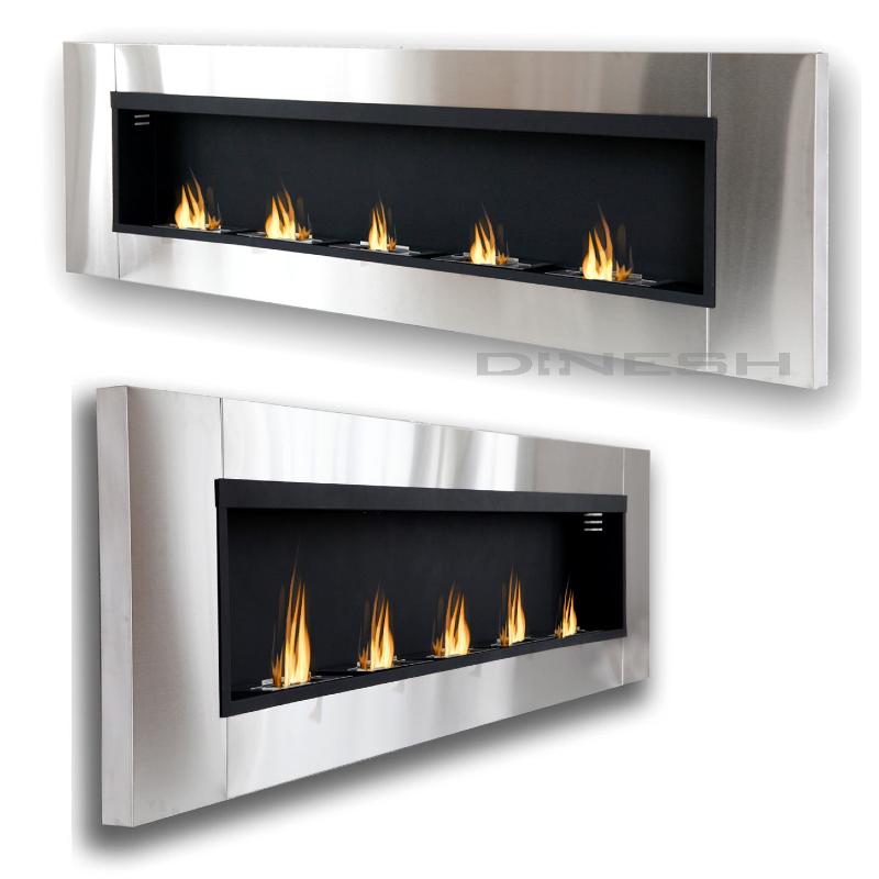 cheminee ethanol inox