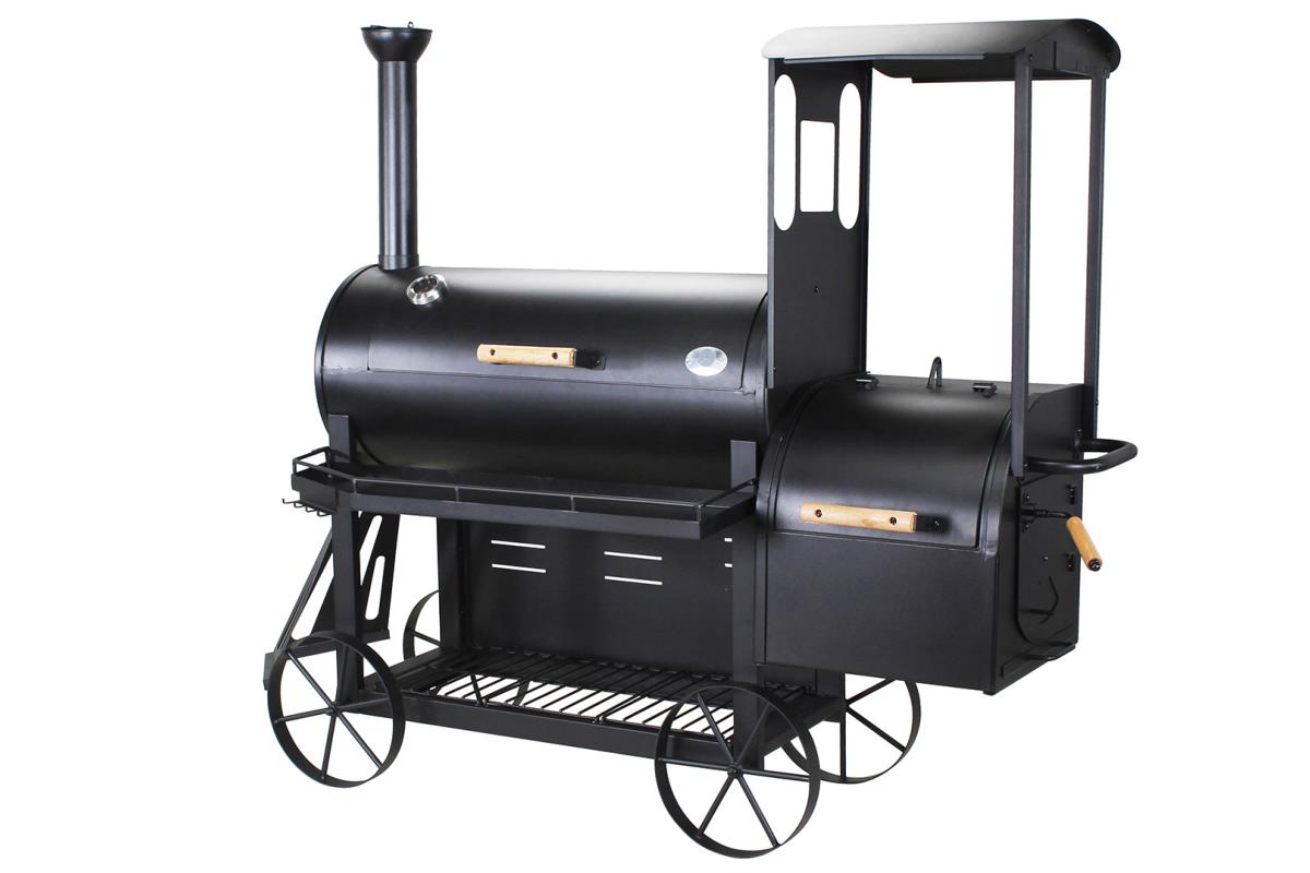 BARBECUE FUMOIR, type professionnel, 120 kg, modèle WEST
