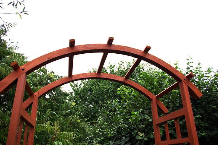 Gazebo En Bois Massif : de cercle en bois massif avec 2 bacs ? fleurs pergola en bois massif Gazebo En Bois Massif : de cercle en bois massif avec 2 bacs ? fleurs pergola en bois massif