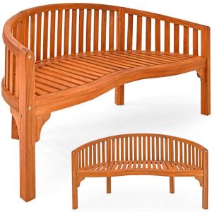 Banc de jardin design, en eucalyptus