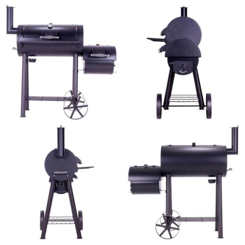 Barbecue fumoir XXL pour grillades au gout incomparable. Barbecue fumoir XXL pour grillades au gout incomparable.