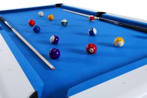 BILLARD type PRO, 7Ft, bois blanc, tapis 3 coloris au choix