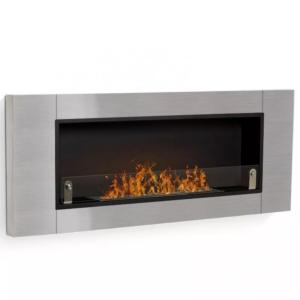 Cheminée bioéthanol murale HORIZON – 136 cm – 8 kW – 3 coloris