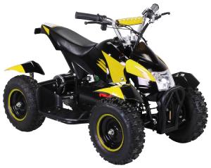 QUAD ELECTRIQUE ENFANT, 800 Watts, jaune et noir