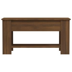 TABLE basse marron, 100 cm, plateau relevable, GALION