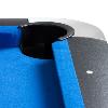 BILLARD type PRO 7Ft, Bois noir, tapis bleu
