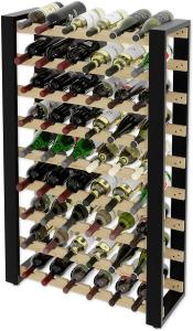 CASIER à vin, bois, design, de 54 bouteilles