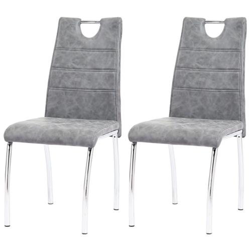 CHAISES salle à manger, similicuir 5 coloris, lot de 2, 4 ou 6