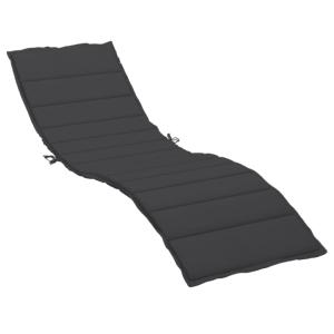 COUSSIN pour transat de jardin 200 cm, noir