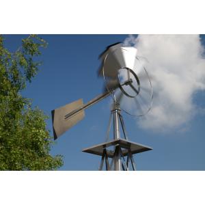 EOLIENNE en acier galvanisé, 250 cm, bronze