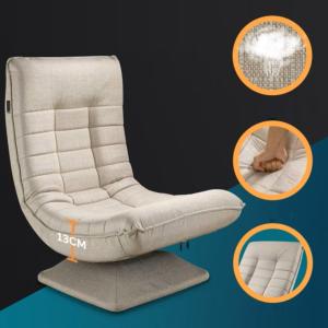 FAUTEUIL de relaxation, grand confort, beige