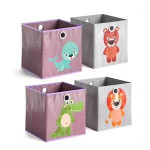 BOITES de rangement pliables pour enfants, lot de 2