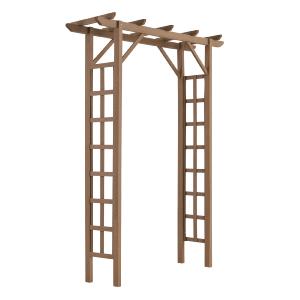 PERGOLA en composite, couleur bois