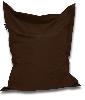 POUF GEANT 200x145 cm,marron, avec remplissage