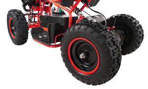 QUAD ELECTRIQUE ENFANT, 1000 Watts, rouge et noir