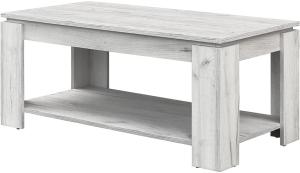 TABLE basse GRISE, 100 cm, plateau relevable, modèle GALION