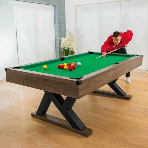 Table de Billard 7 FT bois– DESIGN moderne