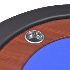 Table de poker professionnelle 10 joueurs – 210 cm – Grand standing