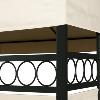 TONNELLE de  JARDIN 3 x 3 m, marron
