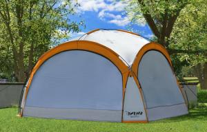TONNELLE , dôme 460 cm, éclairage led solaire, orange