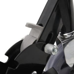 TROTTINETTE électrique rouge, 120 W, pliable, avec éclairage LED