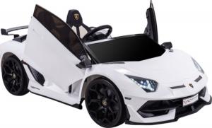 VOITURE électrique enfant, Lamborghini Aventador, 2 places, blanche