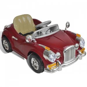 Voiture ELECTRIQUE pour ENFANTS, style retro, rouge ou beige