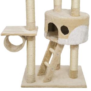 ARBRE à CHAT, 240 cm hauteur réglable, BEIGE