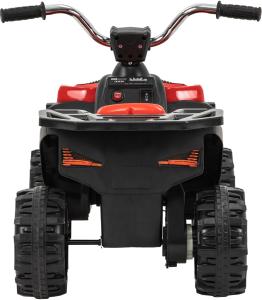 QUAD ELECTRIQUE ENFANT, 20 Watts, rouge et noir
