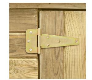 ABRI, RANGEMENT de jardin adossable, 315 cm, en bois