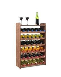 CASIER à vin, haute qualité, 36 bouteilles, marron