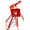 EOLIENNE en acier galvanisé, 250 cm, rouge