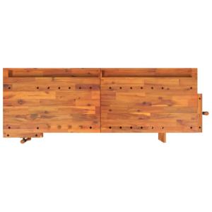 ETABLI menuiserie, en bois, 195 cm, avec rangement