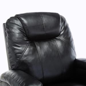 FAUTEUIL grand luxe, massant chauffant, électrique, cuir noir