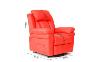 FAUTEUIL inclinable, massant et chauffant, électrique en cuir rouge, REDCOOL3