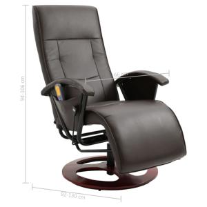 FAUTEUIL de MASSAGE électrique, modèle CONDOR, crème