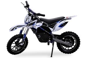 MOTO cross ELECTRIQUE enfant, 500 watts, BLEU