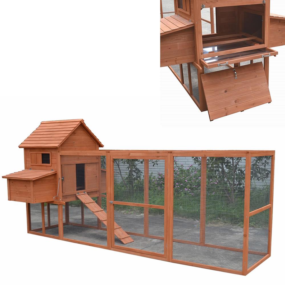 Poulailler Clapier En Bois Grande Taille 310 Cm