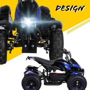 QUAD ELECTRIQUE ENFANT, 800 Watts, noir et bleu