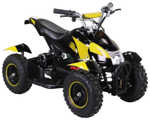 QUAD ELECTRIQUE ENFANT, 800 Watts, jaune et noir