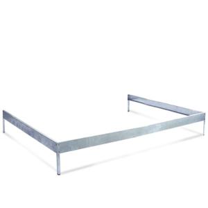 Serre de jardin 2,3 m² -  abri adossable en polycarbonate aluminium
