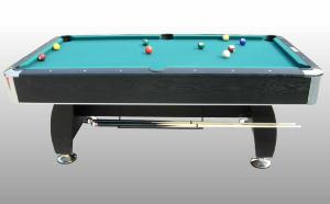 BILLARD type PRO 7Ft, Bois noir, tapis vert