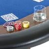 Table de poker professionnelle 10 joueurs – 210 cm – Grand standing