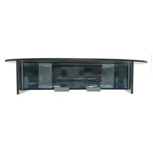 AQUARIUM mural rond, 560 mm, aluminium/verre, blanc