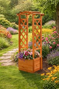 ARCHE, jardinière en épicéa massif, 130 x 50 cm.