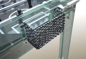 Baby-Foot Design CRYSTAL 90 en Verre Trempé – 90 kg – Barres Télescopiques