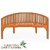 Banc de jardin design, en eucalyptus